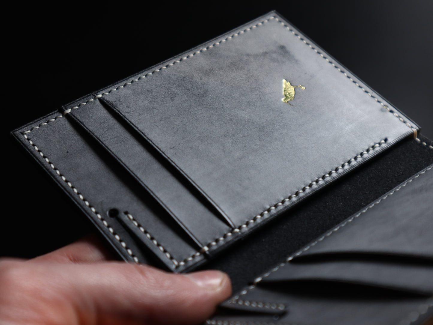Compact Bifold - Ghost Wax Black