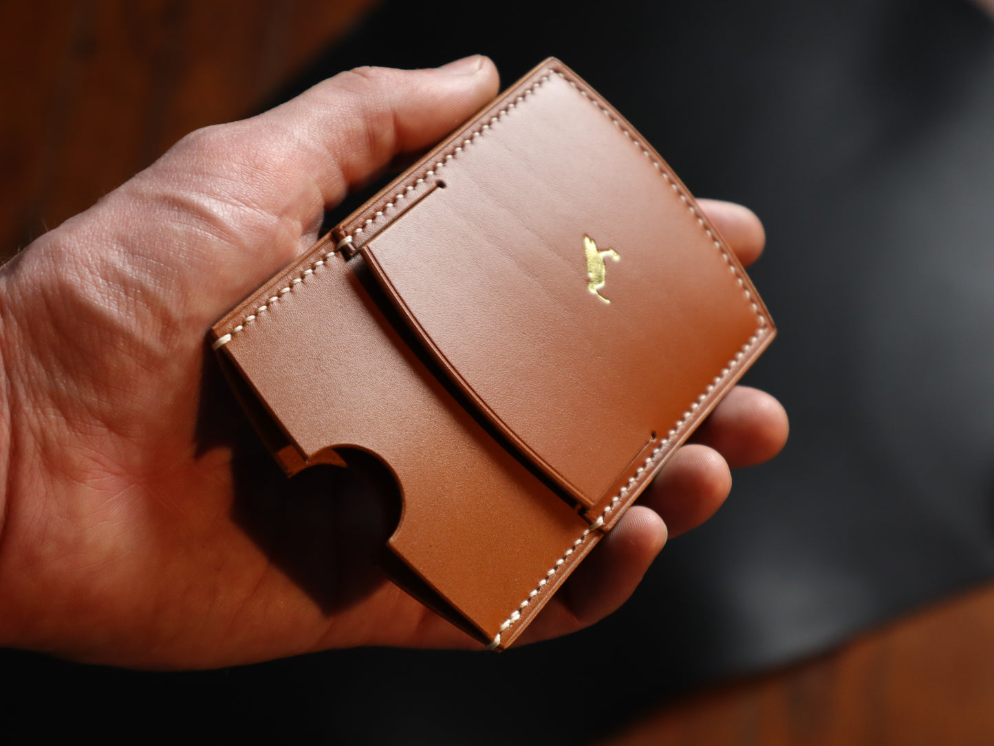 Cardholder, Tan Lamport