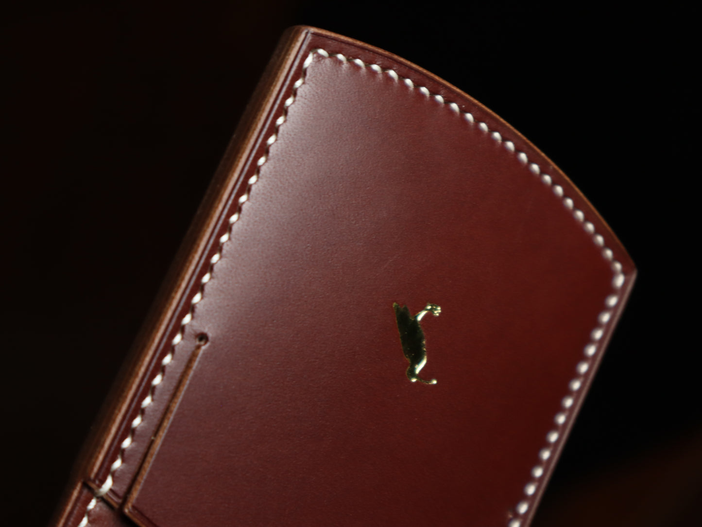 Cardholder, Burgundy Lamport