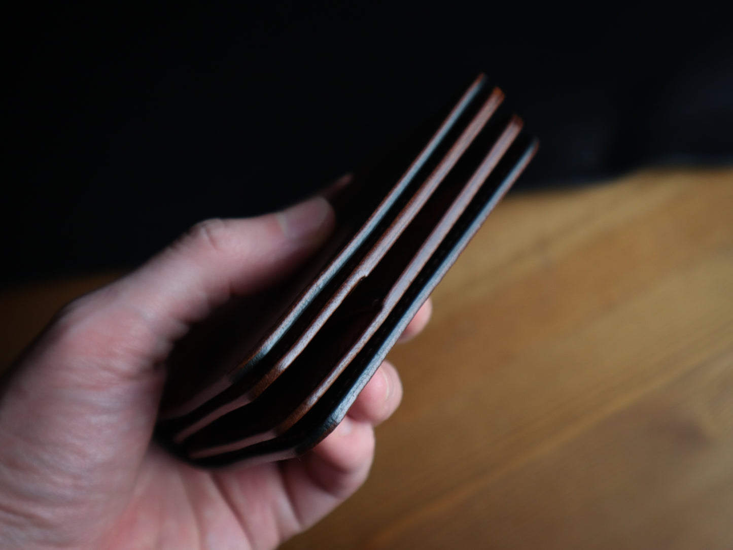 Japanese Bifold - Copper Camoflage Veg-Tan