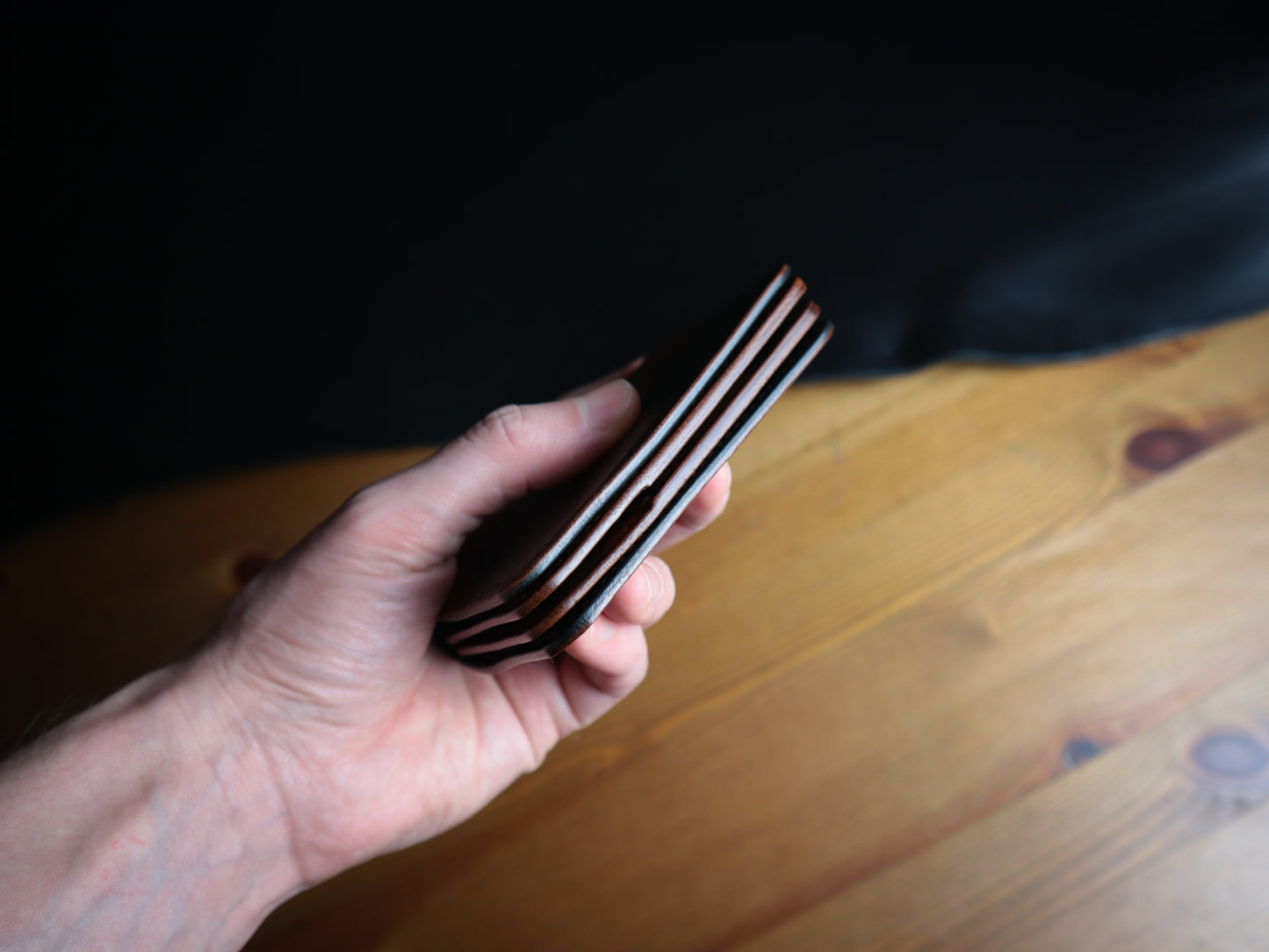 Japanese Bifold - Copper Camoflage Veg-Tan
