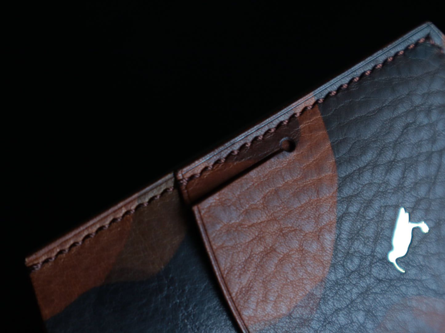 Cardholder, Copper Camoflage Veg-Tan