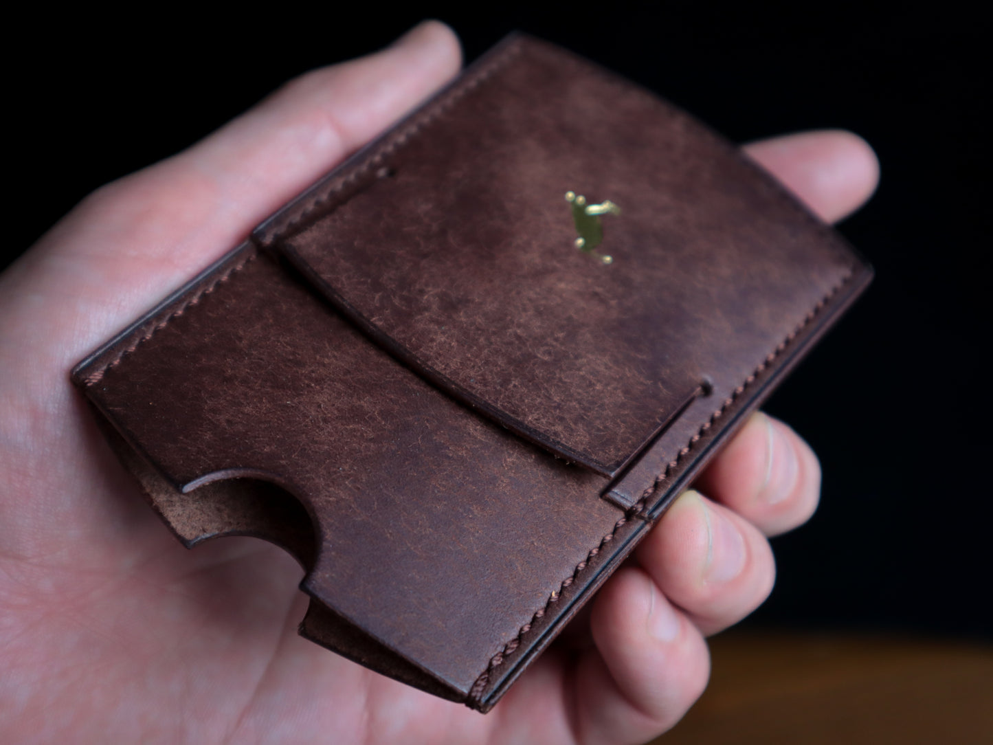 Cardholder, Tobacco Veg-Tan