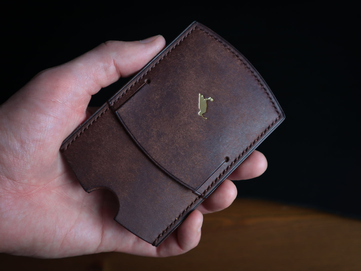 Cardholder, Tobacco Veg-Tan