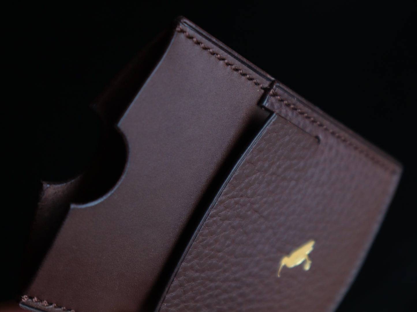 Cardholder, Tobacco Pebbled Veg-Tan