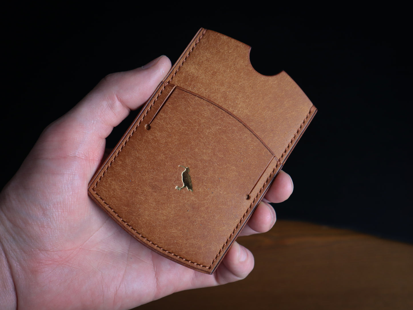 Cardholder, Cognac Veg-Tan