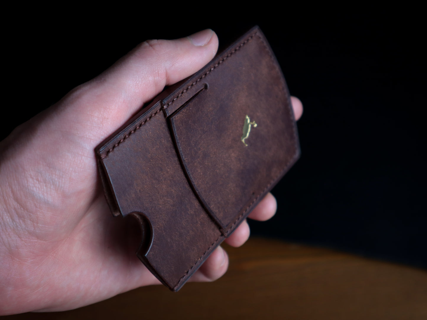 Cardholder, Tobacco Veg-Tan