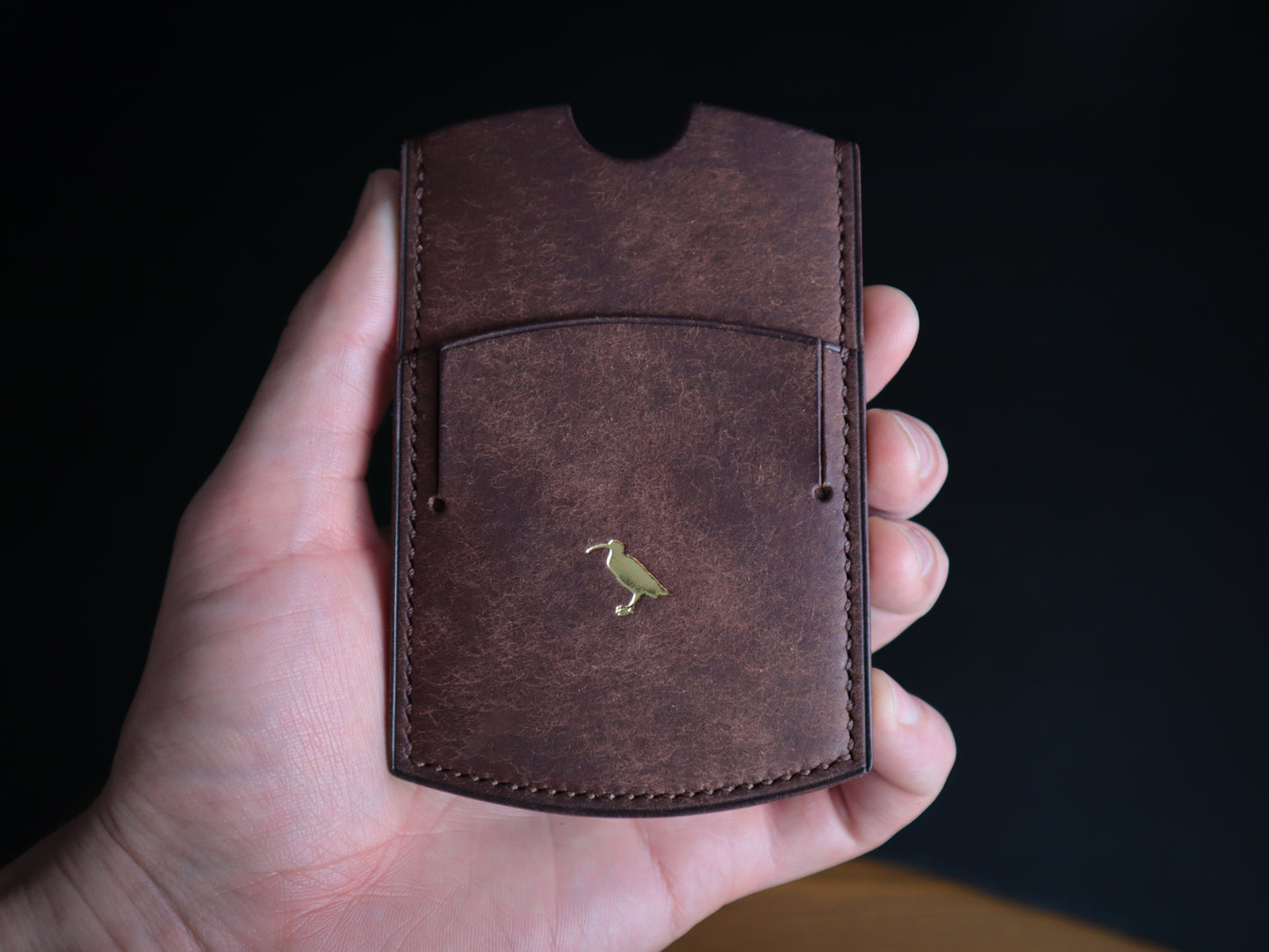 Cardholder, Tobacco Veg-Tan