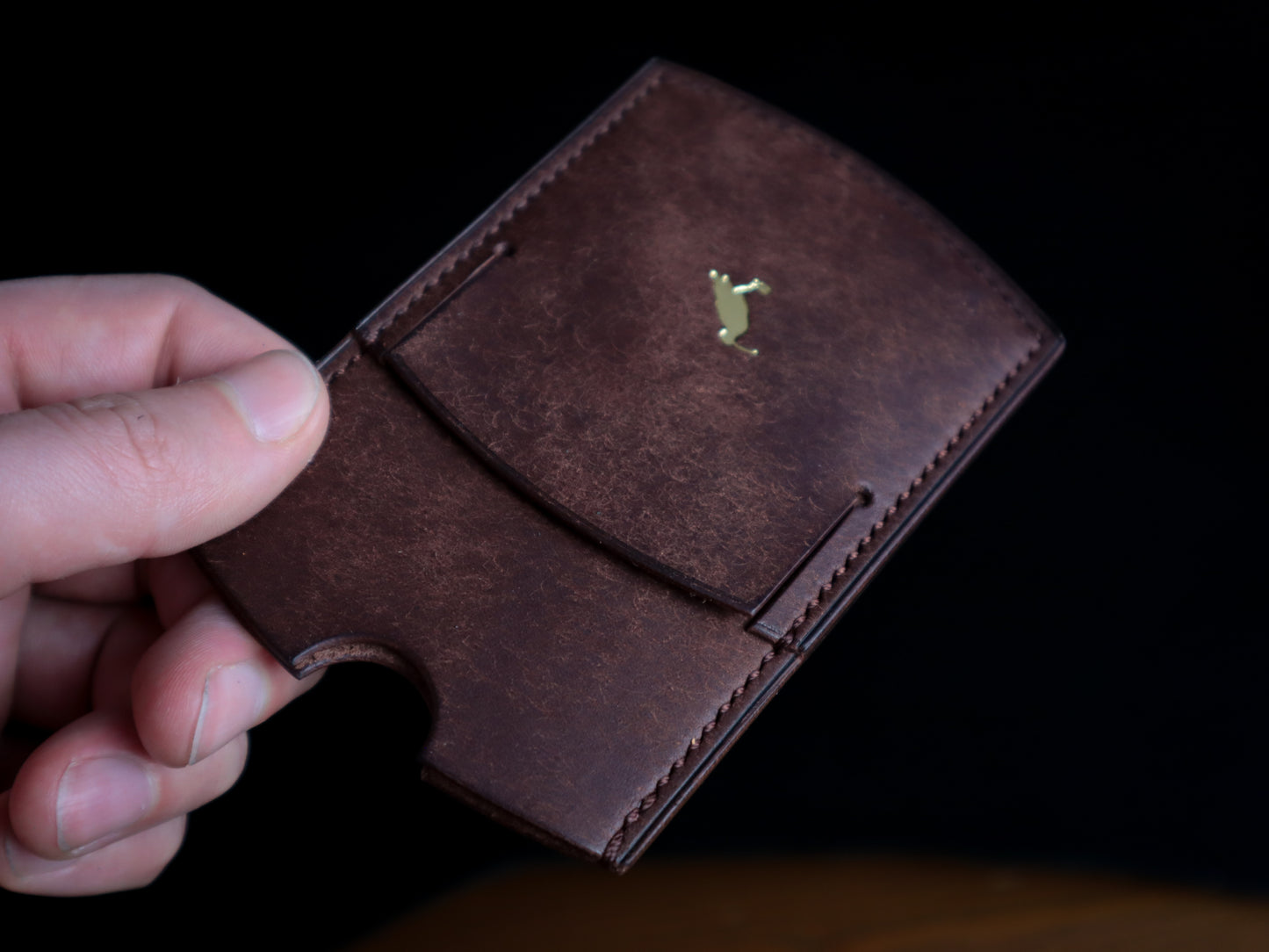 Cardholder, Tobacco Veg-Tan