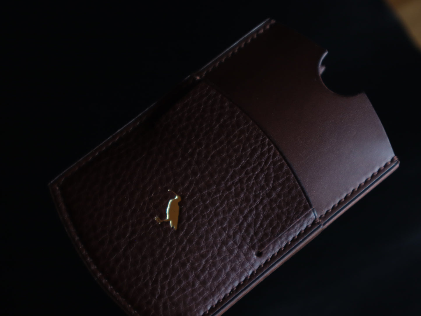 Cardholder, Tobacco Pebbled Veg-Tan