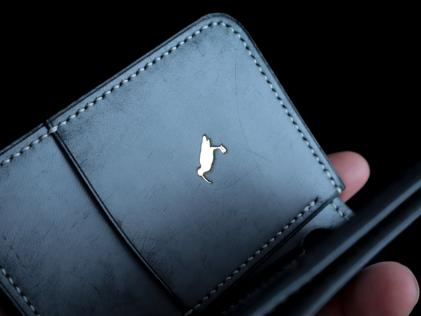 Japanese Bifold - Ghost Black Veg-Tan