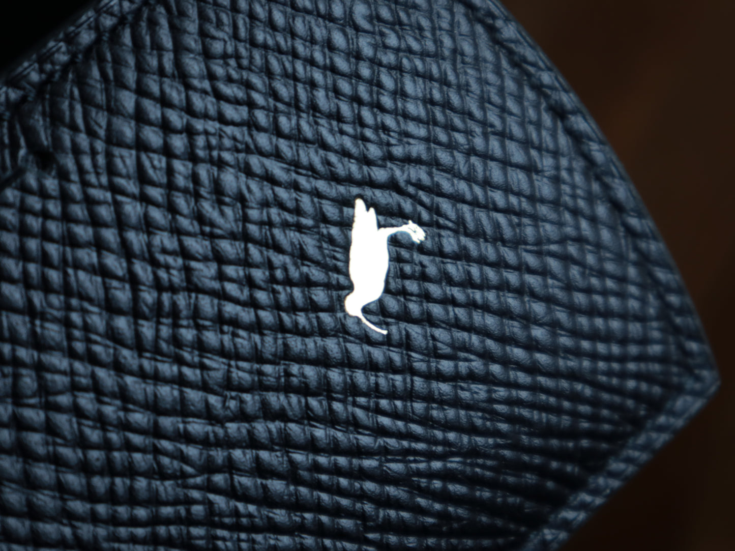 Cardholder, Black Hatch Grain