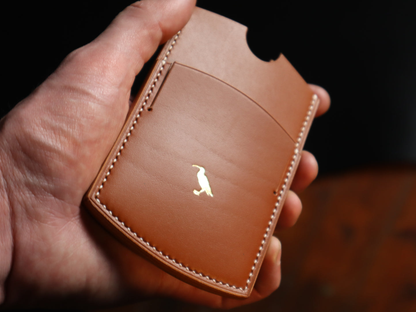 Cardholder, Tan Lamport