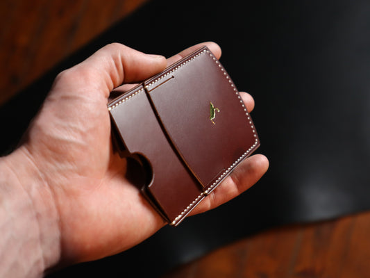 Cardholder, Burgundy Lamport