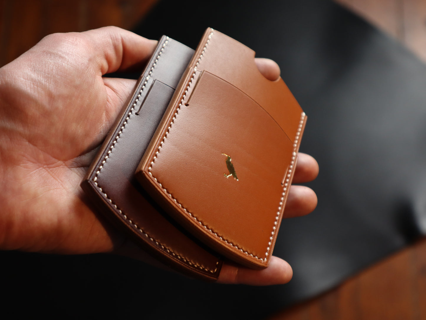 Cardholder, Tan Lamport