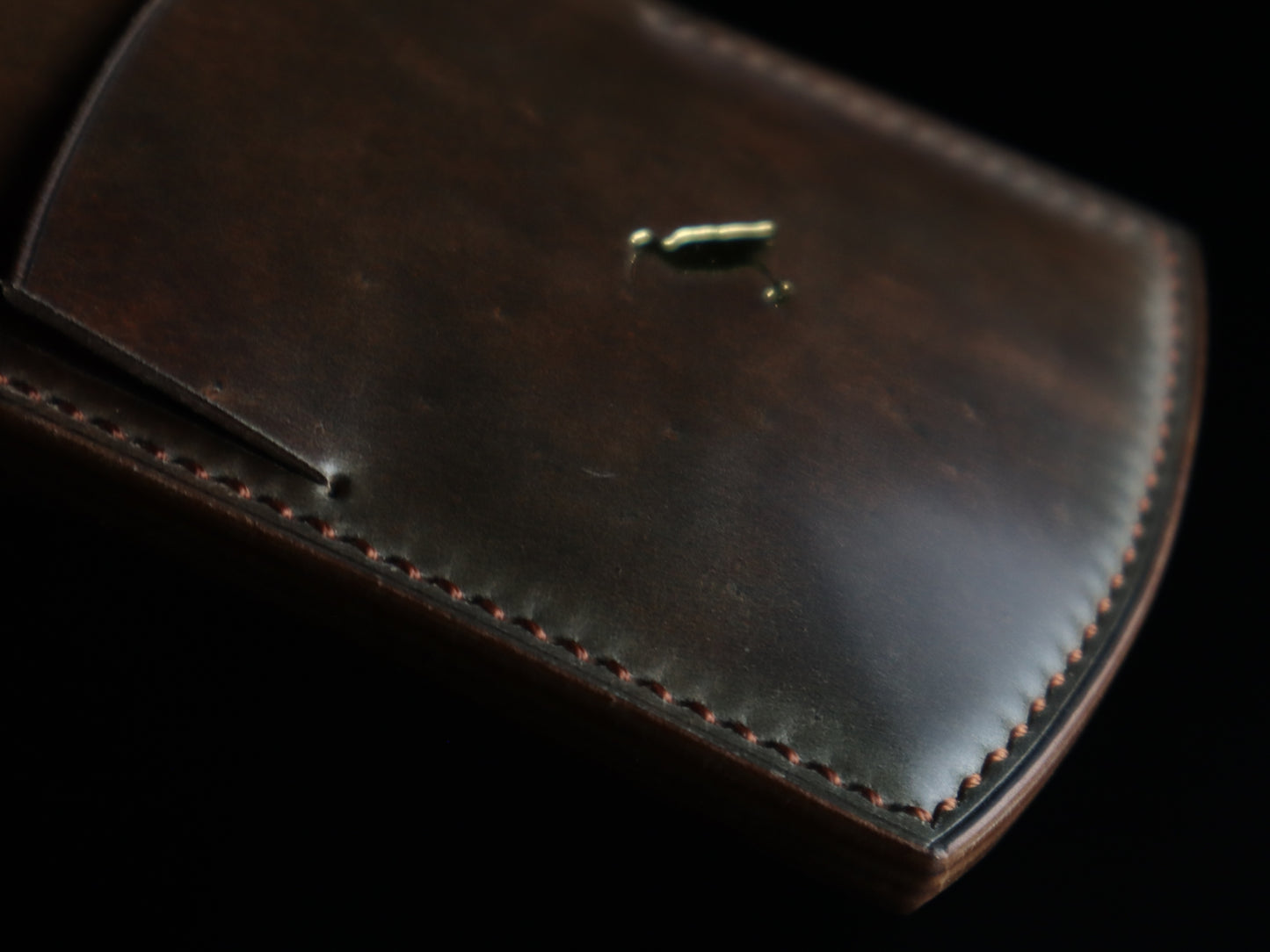 Cardholder, Toscana Shell Cordovan Marbled Olive