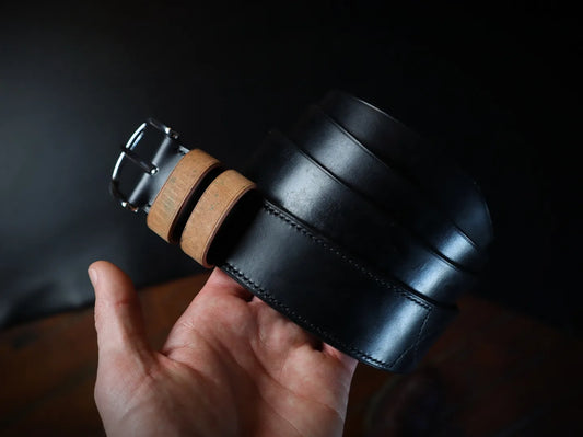 Northern Belt - Reverse Horween Shell, Natural