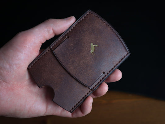 Cardholder, Tobacco Veg-Tan