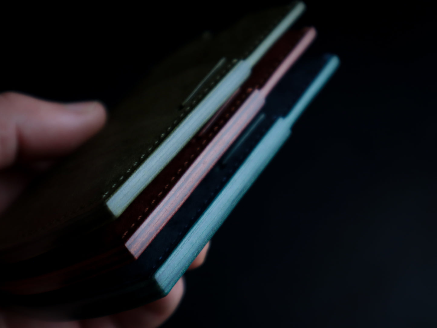 Cardholder, Olive Veg-Tan