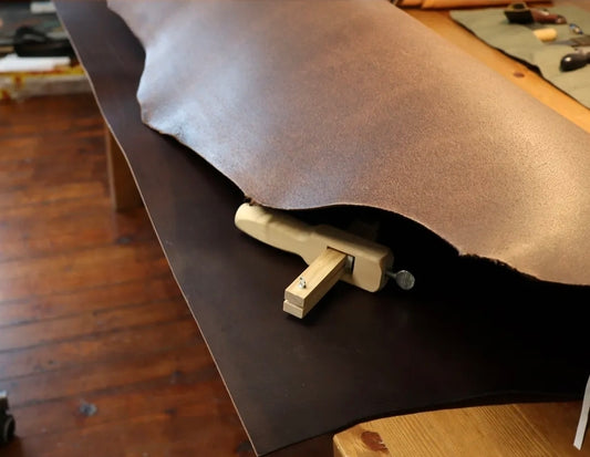 R.H Email Order - Belt (Dark Brown & Brass)