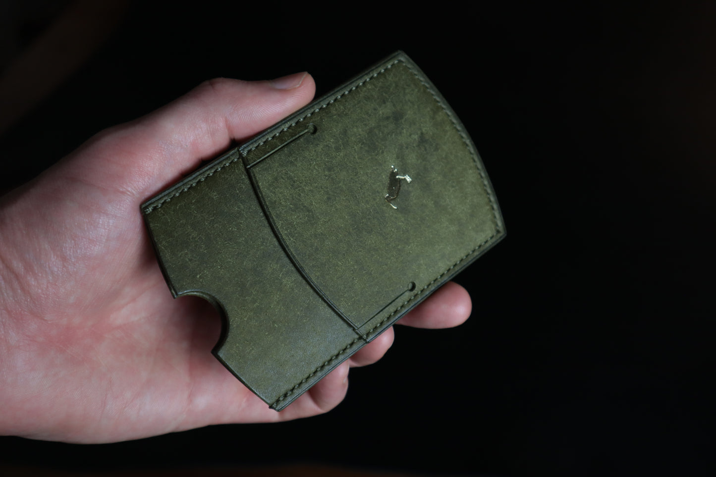 Cardholder, Olive Veg-Tan