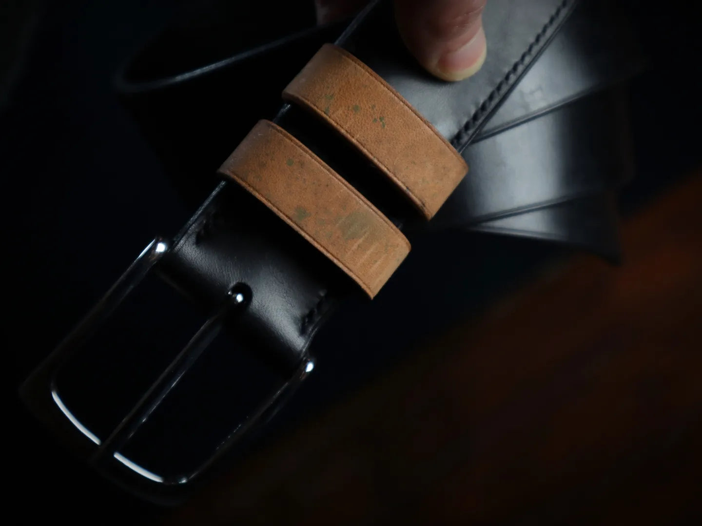 Northern Belt - Reverse Horween Shell, Natural