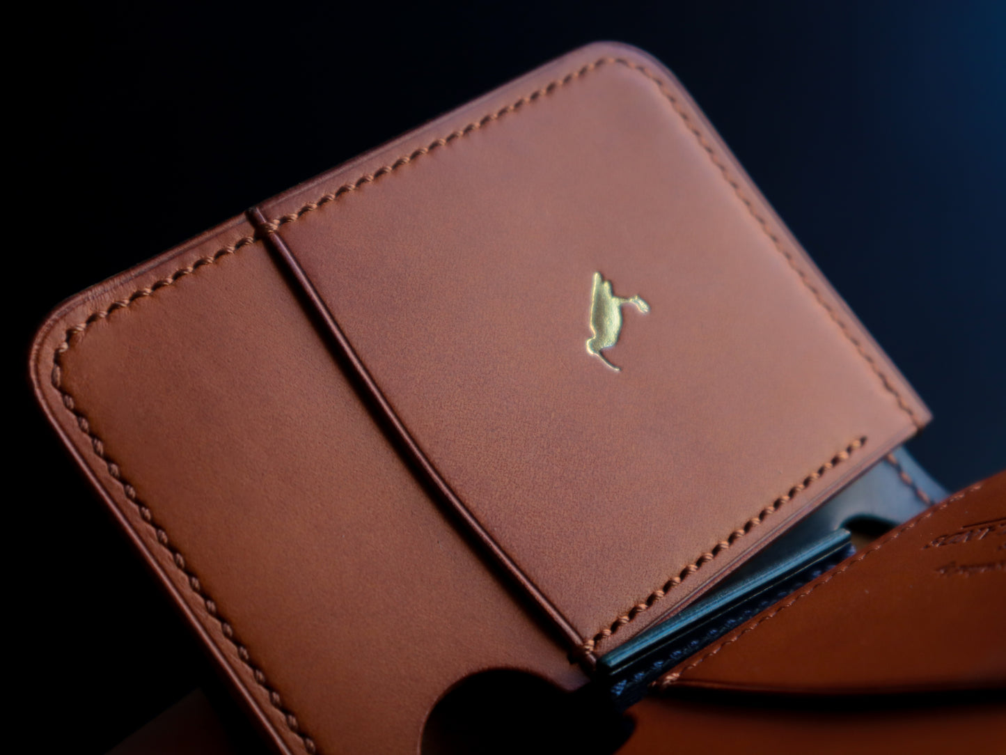 Japanese Bifold - Olmo & Blue Veg-Tan