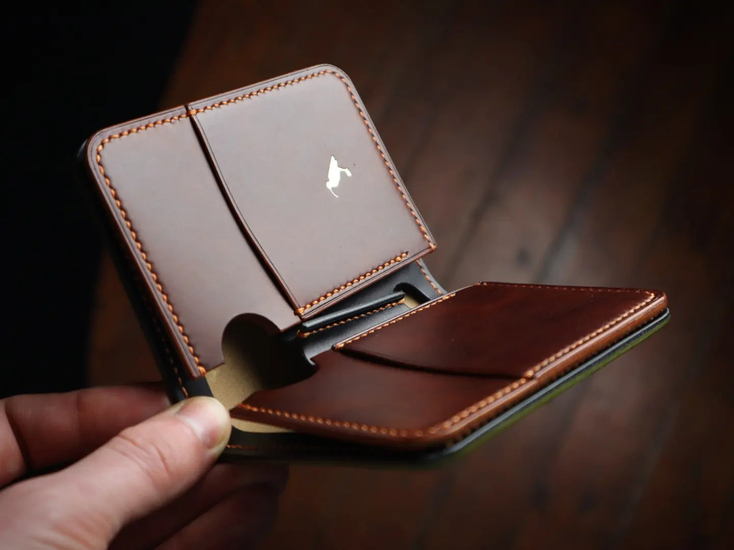 Japanese Bifold - Olive Shell Cordovan & Museum Brown Buttero